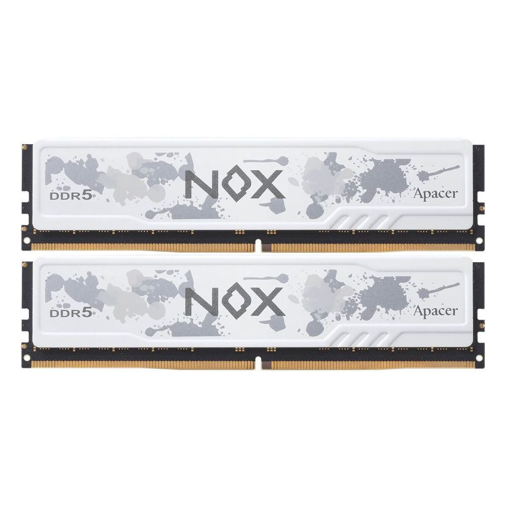 Оперативная память 32 Gb 6400 MHz Apacer NOX OC White (AH5U32G64C552MWAA-2)