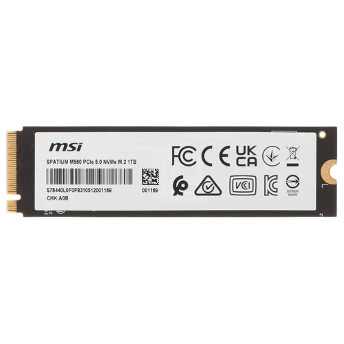 Твердотельный накопитель MSI 1000 Gb SPATIUM M560 (S78-440L0F0-P83)