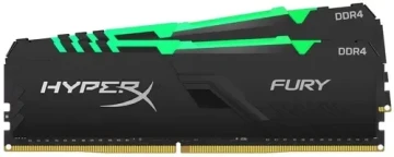 Оперативная память 64 Gb 3600 MHz Kingston HYPERX FURY Black (HX436C18FB3AK2/64)