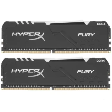Оперативная память 64 Gb 3600 MHz Kingston HYPERX FURY Black (HX436C18FB3AK2/64)