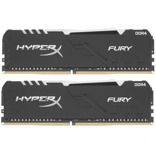 Оперативная память 64 Gb 3600 MHz Kingston HYPERX FURY Black (HX436C18FB3AK2/64)