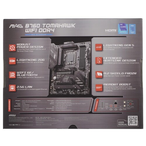 Материнская плата MSI MAG B760 TOMAHAWK WIFI DDR4