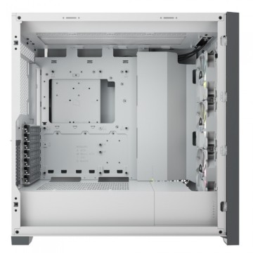Компьютерный корпус Corsair iCUE 5000X RGB TG White CC-9011213-WW