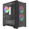 Компьютерный корпус Powercase ALISIO Micro Z3B ARGB V2 ARGB Black (CAMZB-A3-V2)