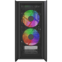 Компьютерный корпус Powercase ALISIO Micro Z3B ARGB V2 ARGB Black (CAMZB-A3-V2)