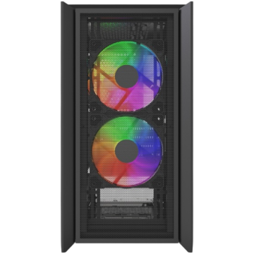 Компьютерный корпус Powercase ALISIO Micro Z3B ARGB V2 ARGB Black (CAMZB-A3-V2)