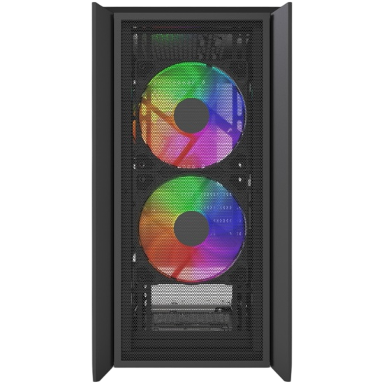 Компьютерный корпус Powercase ALISIO Micro Z3B ARGB V2 ARGB Black (CAMZB-A3-V2)
