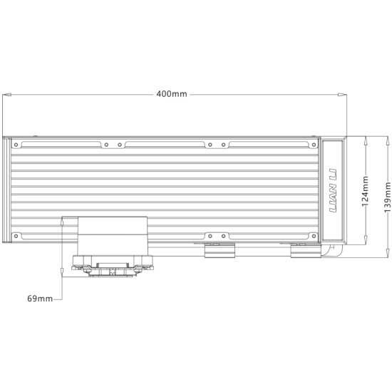 Система жидкостного охлаждения для процессора Lian Li HydroShift II LCD-C 360N Black (GHS2LCD36B) (G89.GHS2LCD36B.R0)