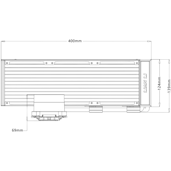 Система жидкостного охлаждения для процессора Lian Li HydroShift II LCD-C 360N Black (GHS2LCD36B) (G89.GHS2LCD36B.R0)