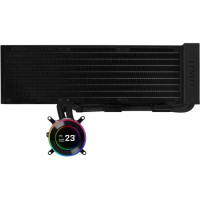 Система жидкостного охлаждения для процессора Lian Li HydroShift II LCD-C 360N Black (GHS2LCD36B) (G89.GHS2LCD36B.R0)