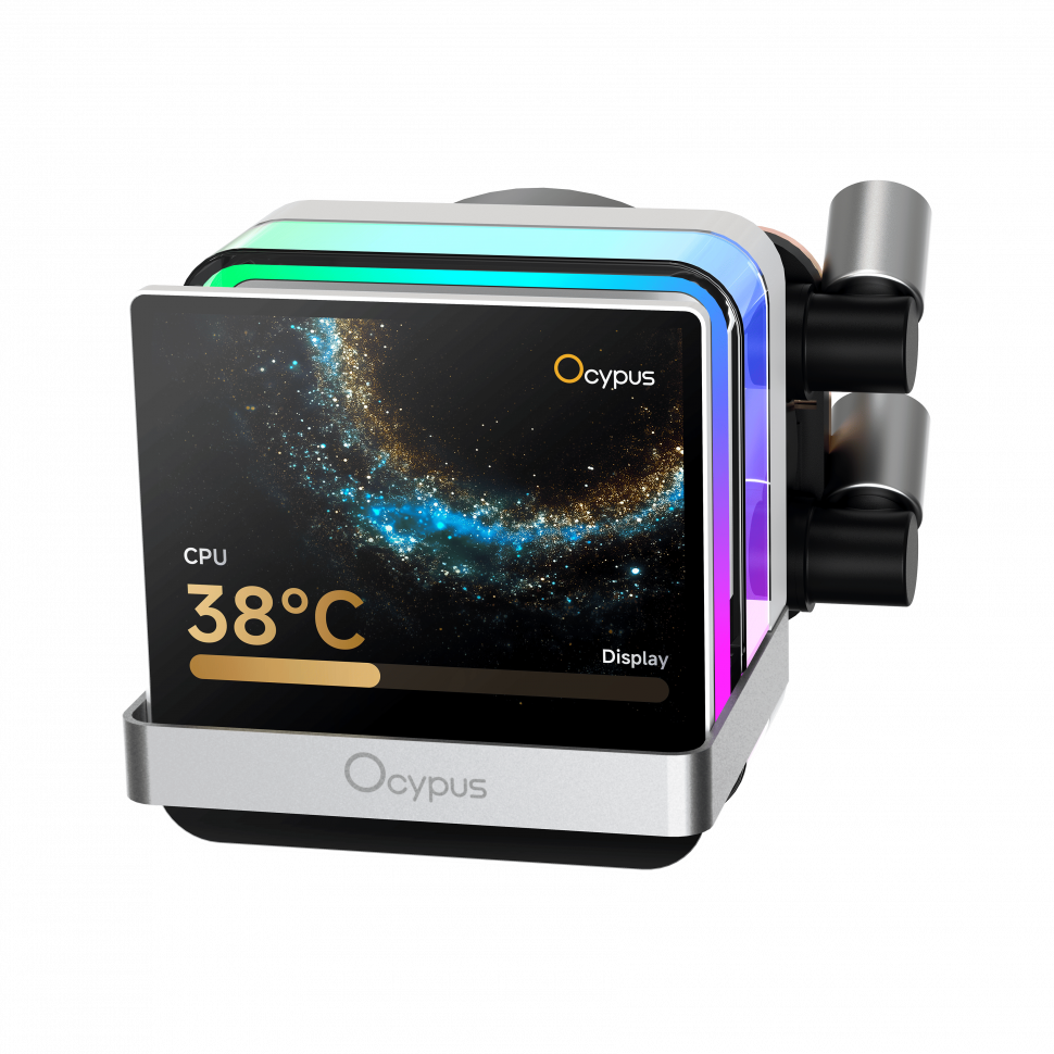 Система жидкостного охлаждения для процессора Ocypus Sigma L24 PRO WH IPS Display White (Sigma-L24-WH2ANWL00P-GL)