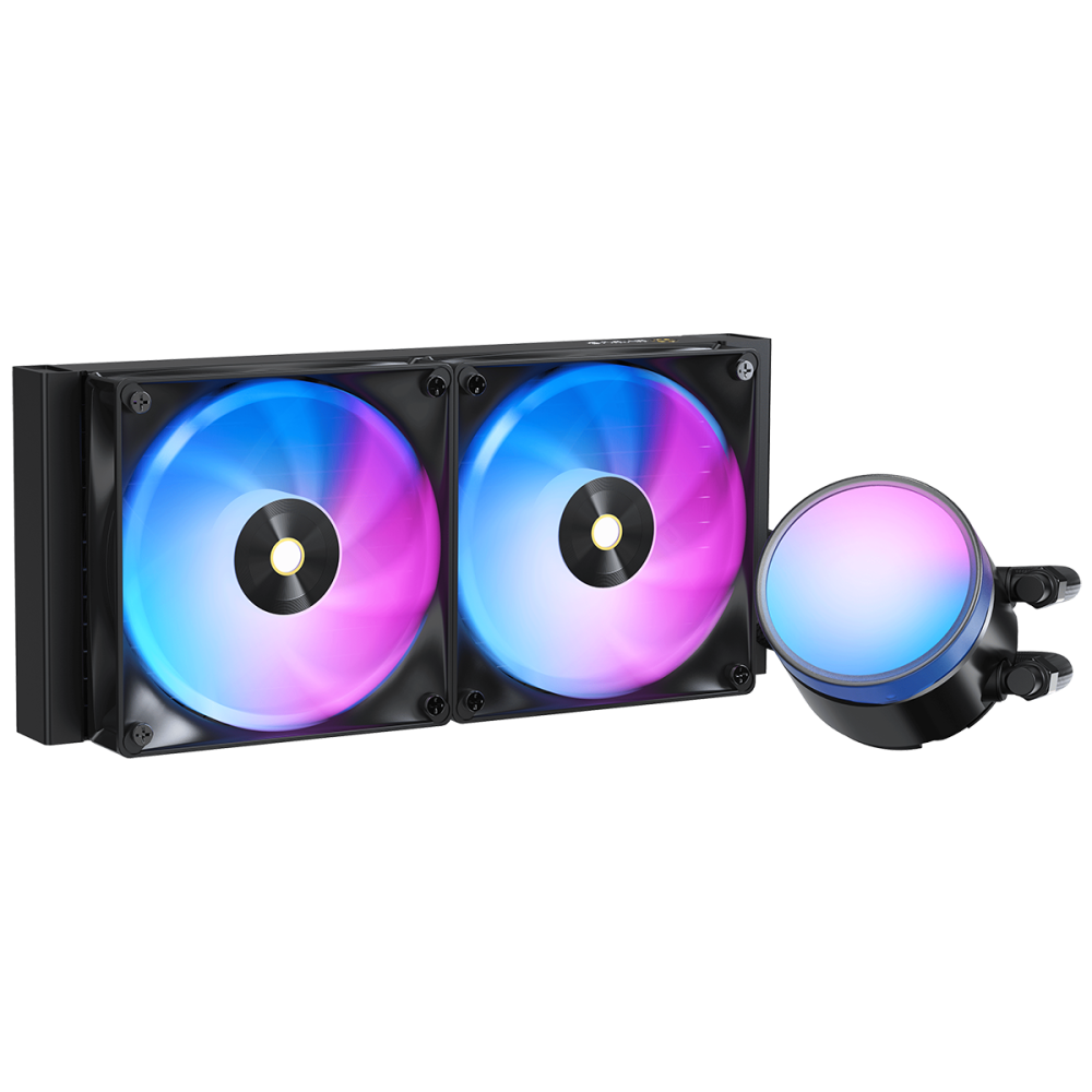 Система жидкостного охлаждения для процессора Ocypus Delta L24 BK ARGB V2 Black (Delta-L24-BK2AAWNN02X-GL)