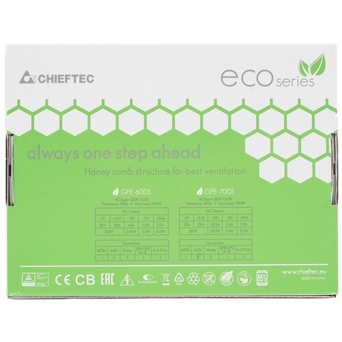 Блок питания Chieftec 600W ECO GPE-600S