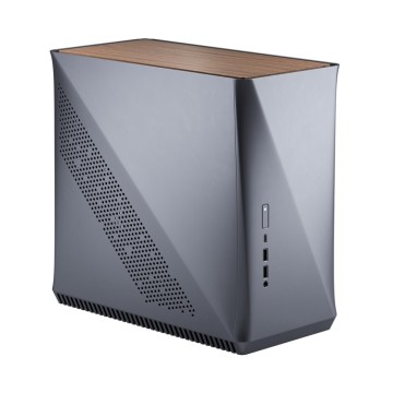 Компьютерный корпус Fractal Design ERA ITX Titanium Gray Walnut FD-CA-ERA-ITX-GY