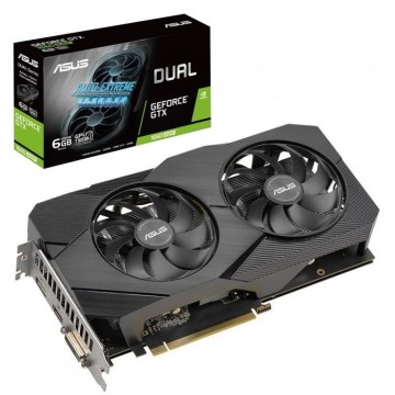 Видеокарта ASUS (DUAL-GTX1660S-6G-EVO) GeForce GTX 1660 SUPER 6Gb DUAL EVO