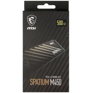 Твердотельный накопитель MSI 500 Gb SPATIUM M450 (S78-440K220-P83)