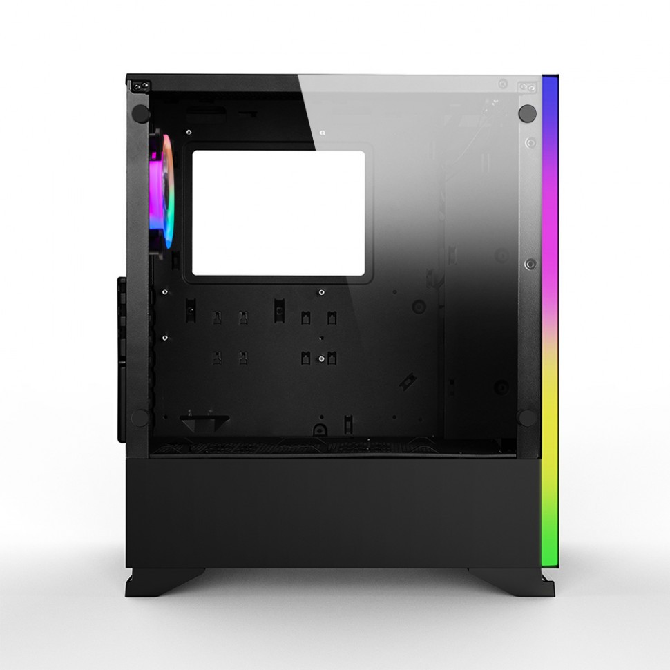 Компьютерный корпус 1STPLAYER BLACK.SIR B6 Black B6B-1R1