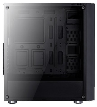 Компьютерный корпус AEROCOOL QUARTZ Black/Blue