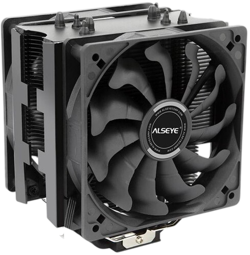 Кулер для процессора ALSEYE S120D-B Universal, TDP 135W