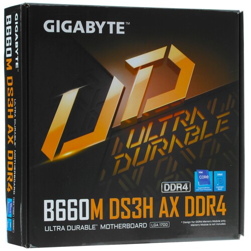 Материнская плата Gigabyte B660M DS3H AX DDR4