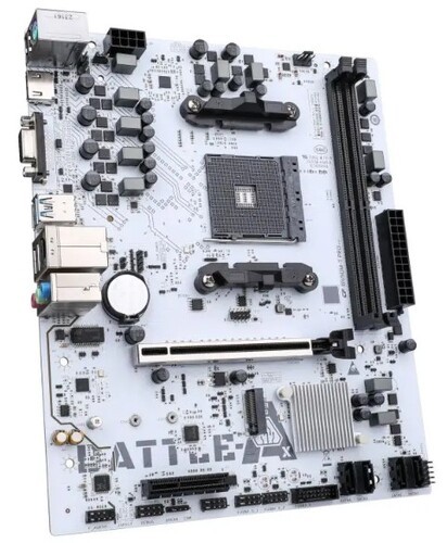Материнская плата Colorful BATTLE-AX B550M-T PRO V14 White
