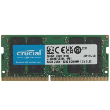 Оперативная память 32 Gb 3200 MHz CRUCIAL (CT32G4SFD832A)