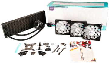 Система жидкостного охлаждения для процессора Valkyrie Jarn 360 ARGB Black (HW C360)