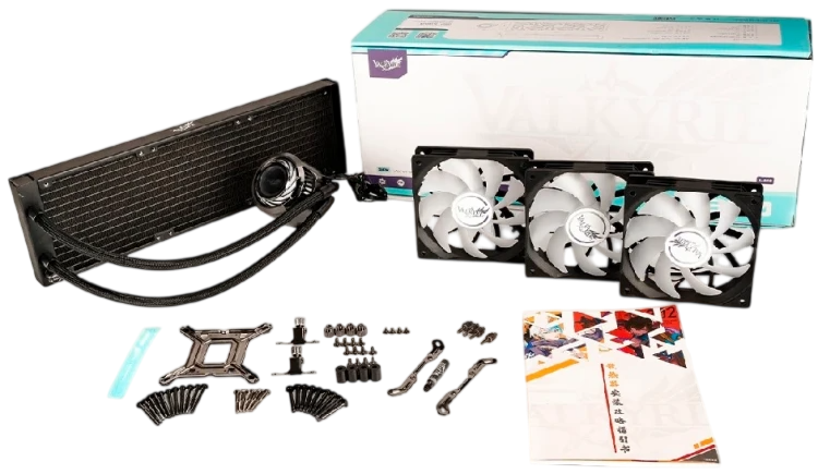 Система жидкостного охлаждения для процессора Valkyrie Jarn 360 ARGB Black (HW C360)