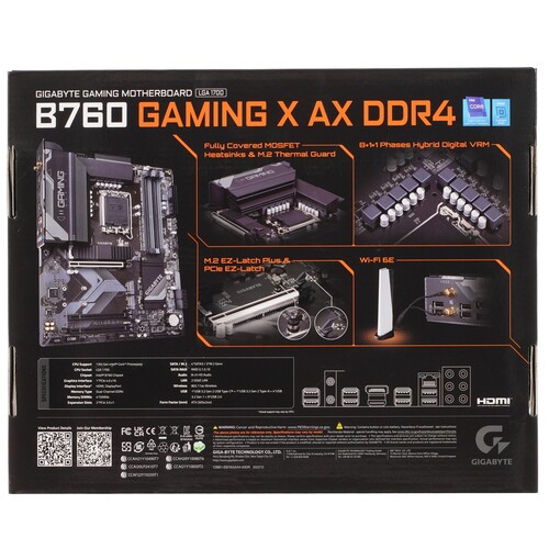 Материнская плата Gigabyte B760 GAMING X AX DDR4