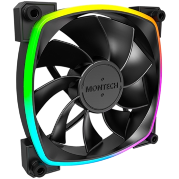 Вентилятор для корпуса Montech RX120 Reverse ARGB Black (RX120B)