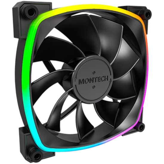 Вентилятор для корпуса Montech RX120 Reverse ARGB Black (RX120B)