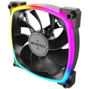 Вентилятор для корпуса Montech RX120 Reverse ARGB Black (RX120B)