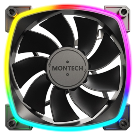 Вентилятор для корпуса Montech RX120 Reverse ARGB Black (RX120B)