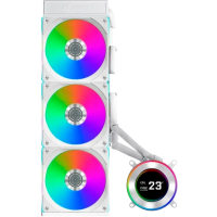Система жидкостного охлаждения для процессора Lian Li HydroShift II LCD-C 360R GHS2LCD36RW ARGB White (G89.GHS2LCD36RW.R0)