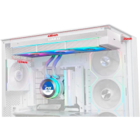 Система жидкостного охлаждения для процессора Lian Li HydroShift II LCD-C 360R GHS2LCD36RW ARGB White (G89.GHS2LCD36RW.R0)