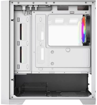 Компьютерный корпус Powercase ALISIO Micro Z3W ARGB V2 ARGB White (CAMZW-A3-V2)