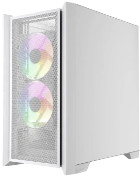 Компьютерный корпус Powercase ALISIO Micro Z3W ARGB V2 ARGB White (CAMZW-A3-V2)