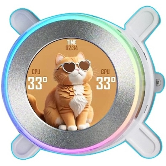 Система жидкостного охлаждения для процессора Lian Li HydroShift II LCD-C 360N White (GHS2LCD36W) (G89.GHS2LCD36W.R0)