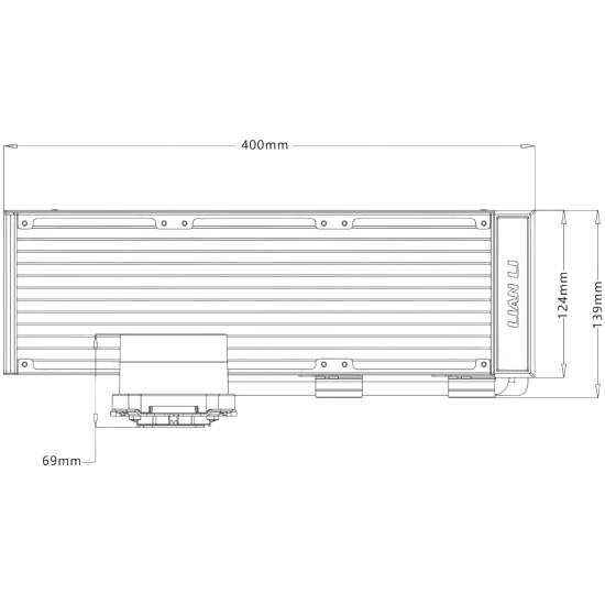 Система жидкостного охлаждения для процессора Lian Li HydroShift II LCD-C 360N White (GHS2LCD36W) (G89.GHS2LCD36W.R0)