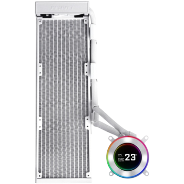 Система жидкостного охлаждения для процессора Lian Li HydroShift II LCD-C 360N White (GHS2LCD36W) (G89.GHS2LCD36W.R0)