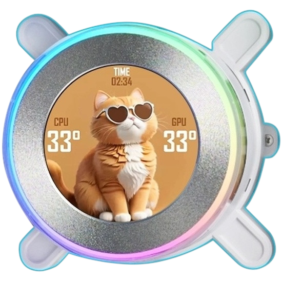 Система жидкостного охлаждения для процессора Lian Li HydroShift II LCD-C 360N White (GHS2LCD36W) (G89.GHS2LCD36W.R0)