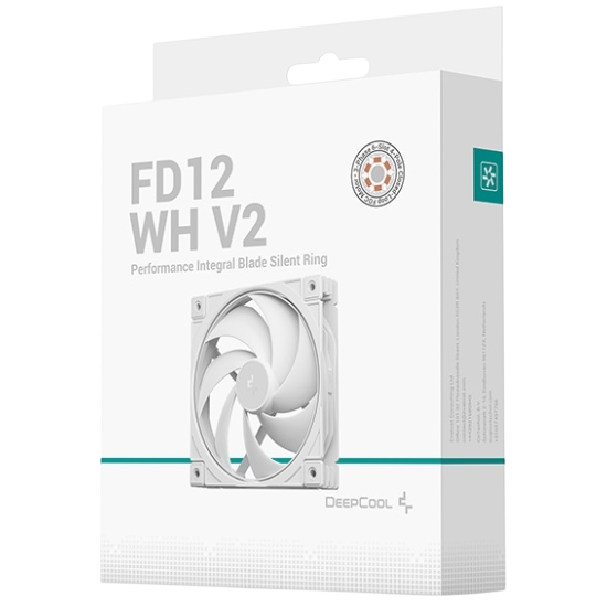 Вентилятор для корпуса Deepcool FD12 WH V2 White