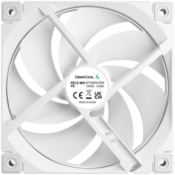 Вентилятор для корпуса Deepcool FD12 WH V2 White