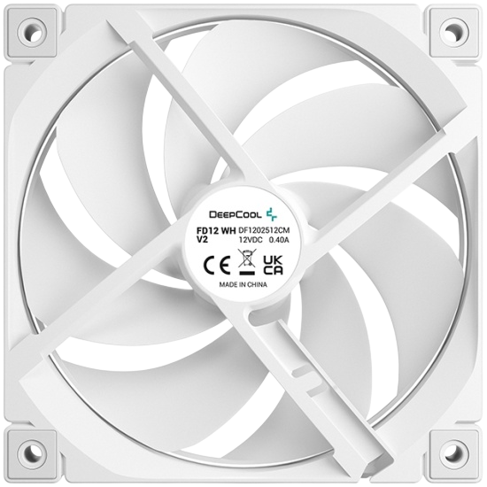 Вентилятор для корпуса Deepcool FD12 WH V2 White