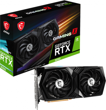 Видеокарта MSI (RTX 3050 GAMING X 8G) GeForce RTX 3050 8GB GAMING X