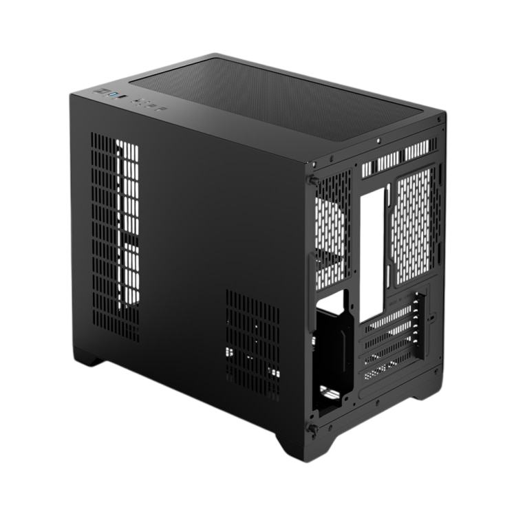 Компьютерный корпус 1STPLAYER MEGAVIEW MV6-T Black (MV6-TP-BK)