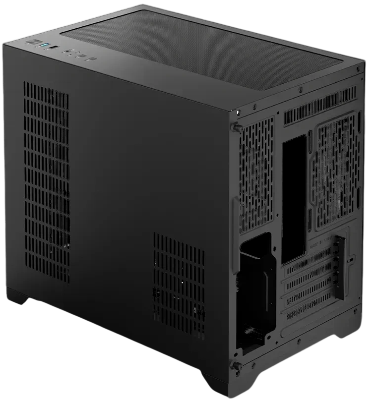 Компьютерный корпус 1STPLAYER MEGAVIEW MV6-T Black (MV6-TP-BK)