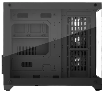 Компьютерный корпус 1STPLAYER MEGAVIEW MV6-T Black (MV6-TP-BK)