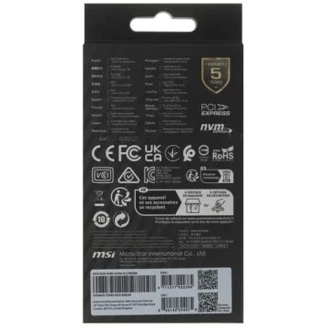 Твердотельный накопитель MSI 500 Gb SPATIUM M390 S78-440K170-P83