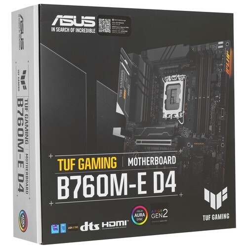 Материнская плата ASUS TUF GAMING B760M-E D4 90MB1E90-M0EAY0
